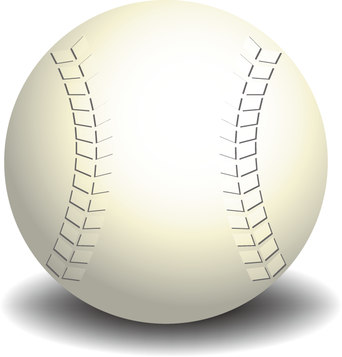 イラストポップのスポーツフリーイラスト 野球関連用品の無料素材