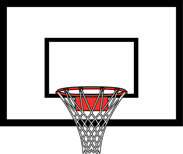 バスケットボール15-ゴール イラスト