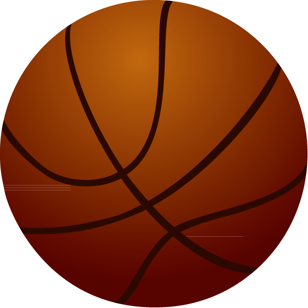バスケットボール12-ボール イラスト
