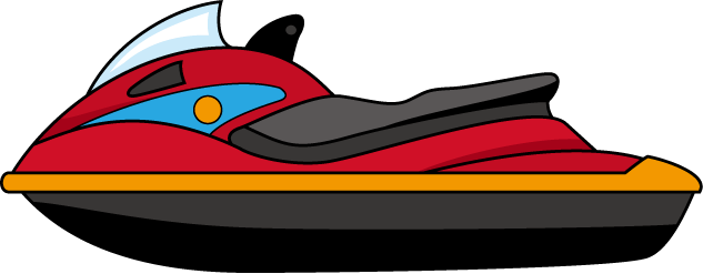 マリンスポーツ25 水上バイク の無料イラスト イラストポップのスポーツクリップアートカット集