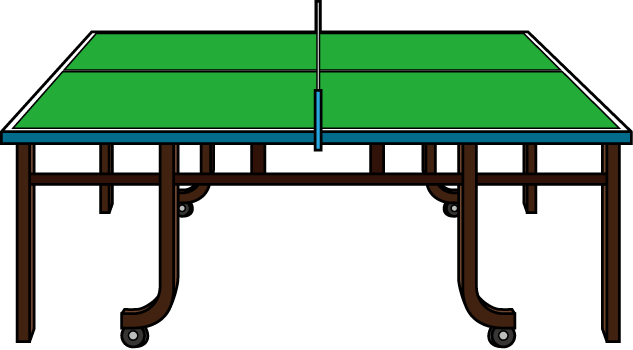 卓球19-卓球台 イラスト