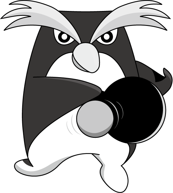 卓球29 ペンギン の無料イラスト イラストポップのスポーツクリップアートカット集