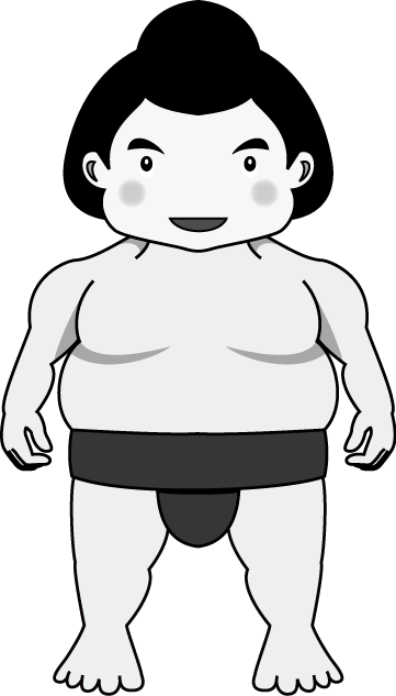 相撲01 力士の無料イラスト イラストポップのスポーツクリップアートカット集