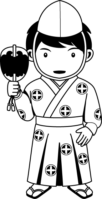 相撲23 行司の無料イラスト イラストポップのスポーツクリップアートカット集