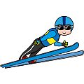 スキー スノーボードの無料イラスト イラストポップのスポーツクリップアートカット集