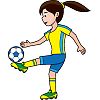 サッカーの無料イラスト イラストポップのスポーツクリップアートカット集