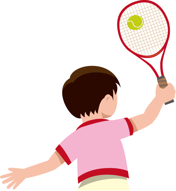 テニス22 ストローク の無料イラスト イラストポップのスポーツクリップアートカット集
