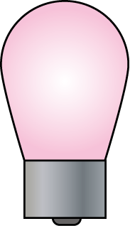 イラストポップのマーク素材 電球の無料マーク素材
