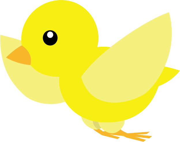 黄色の小鳥