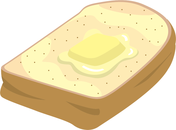 パンのフリー素材no03 食パン のイラスト イラストポップ