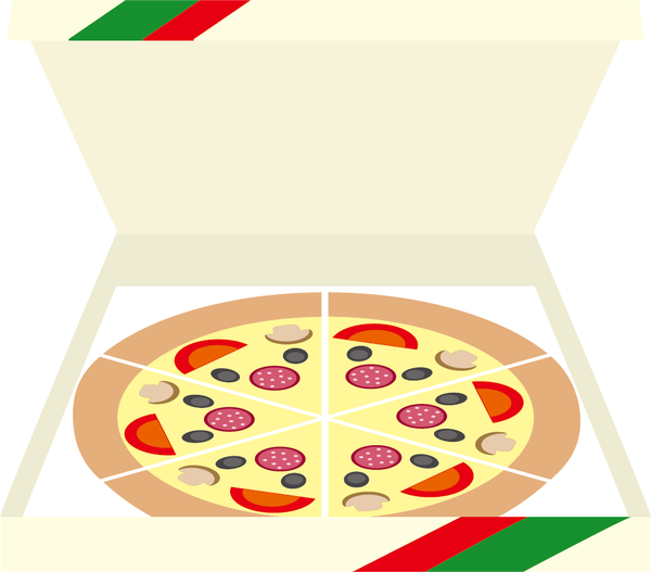 チーズのフリー素材no05 ピザ のイラスト イラストポップ
