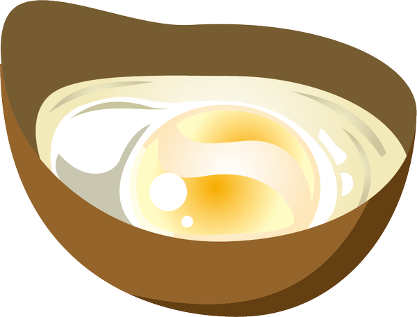 卵のフリー素材no18 温泉卵 のイラスト イラストポップ