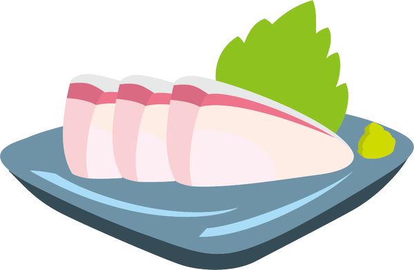 魚料理のフリー素材no05 刺身 のイラスト イラストポップ