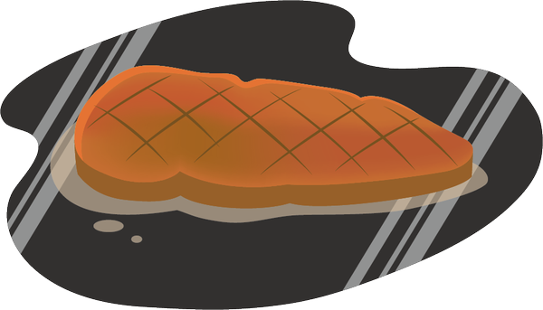 肉料理のフリー素材no16 ビーフステーキ のイラスト イラストポップ