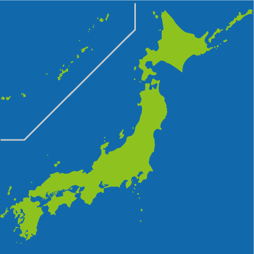 海と日本地図