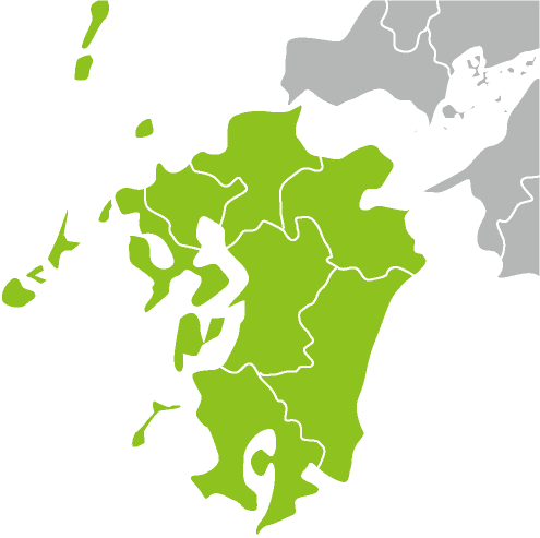 九州地方地図